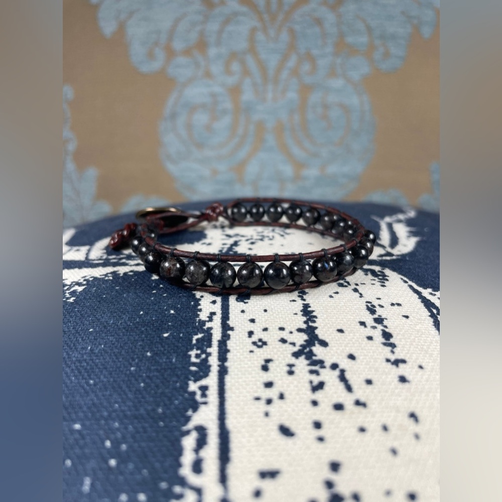 Stackable Astrophyllite Bead Bracelet - image 2